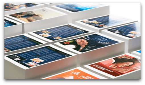 Example of bulk printing for direct mail