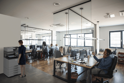 Large office space